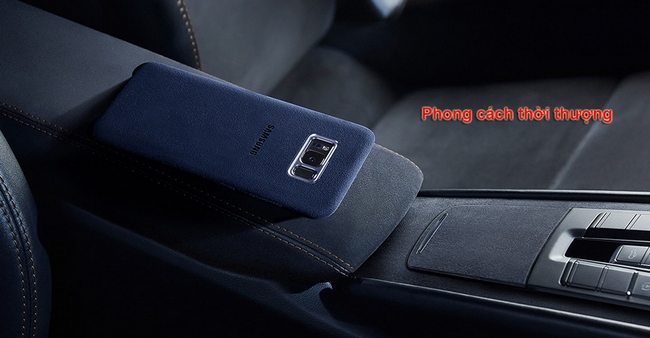 Ốp lưng Alcantara Galaxy S8 Plus chính hãng