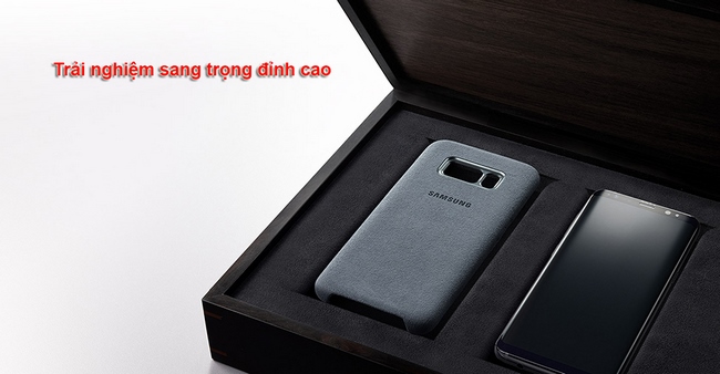  ốp lưng Alcantara Samsung S8 Plus