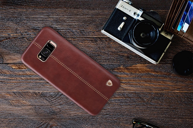 Ốp lưng da Galaxy S8 Plus hiệu Nillkin Englon Leather