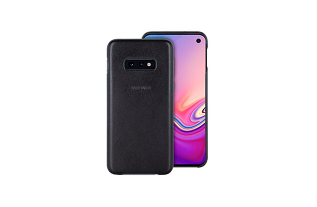 ốp lưng samsung galaxy s10e leather cover chính hãng