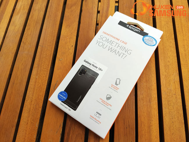 Ốp lưng Spigen Rugged Armor Galaxy Note 10 Plus chính hãng