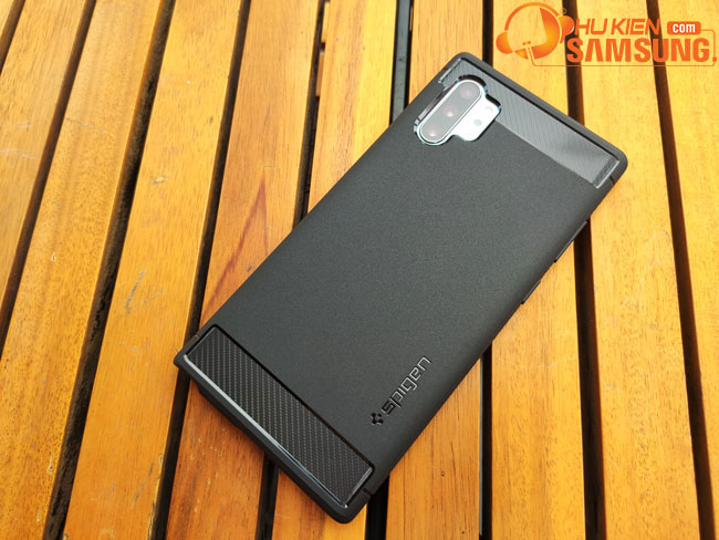 Ốp lưng Spigen Rugged Armor Galaxy Note 10 Plus chính hãng