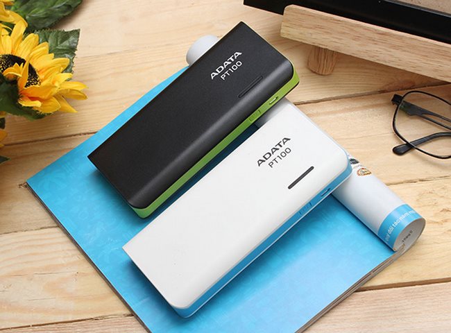 Pin sạc dự phòng 10.000 mAh Adata PT100