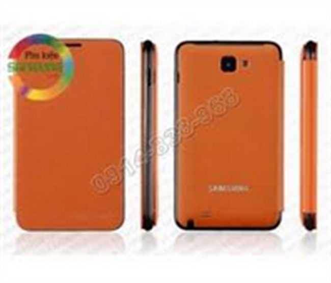 Bao da Galaxy Note 1 Flip Cover  chính hãng màu cam