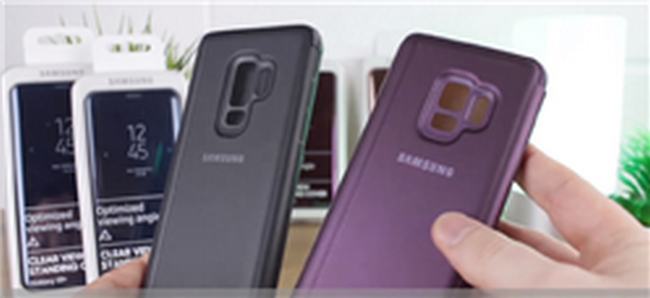 Galaxy S9 chưa ra mắt, bao da clear view Galaxy S9, S9 Plus đã lộ diện