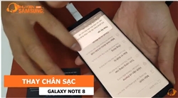 Hướng dẫn thay chân sạc Galaxy Note 8 chính hãng giá rẻ tại Hà Nội-Tphcm