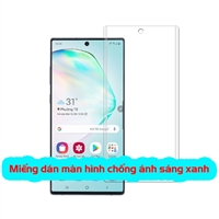 Miếng dán màn hình chống ánh sáng xanh Note 10 Plus| Lite