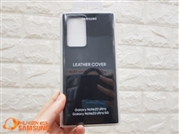 Ốp lưng Leather cover Note 20 Ultra - Ốp lưng da thật 100%