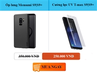 Ốp lưng Memumi S9| S9 Plus siêu mỏng + kính cường lực UV Tmax