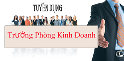 Shop phụ kiện samsung tuyển Trưởng Phòng Kinh Doanh