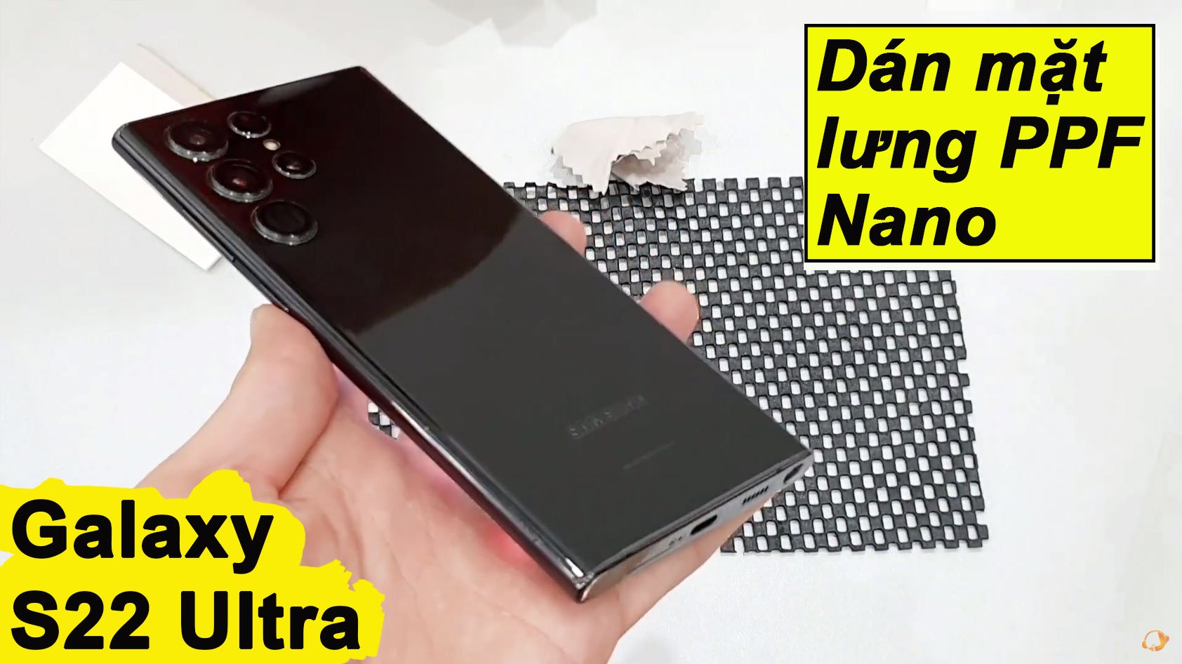 Miếng dán Full mặt lưng S22 Ultra PPF