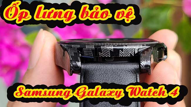 Ốp đồng hồ Samsung Galaxy Watch 4 Classic đẹp PC cứng