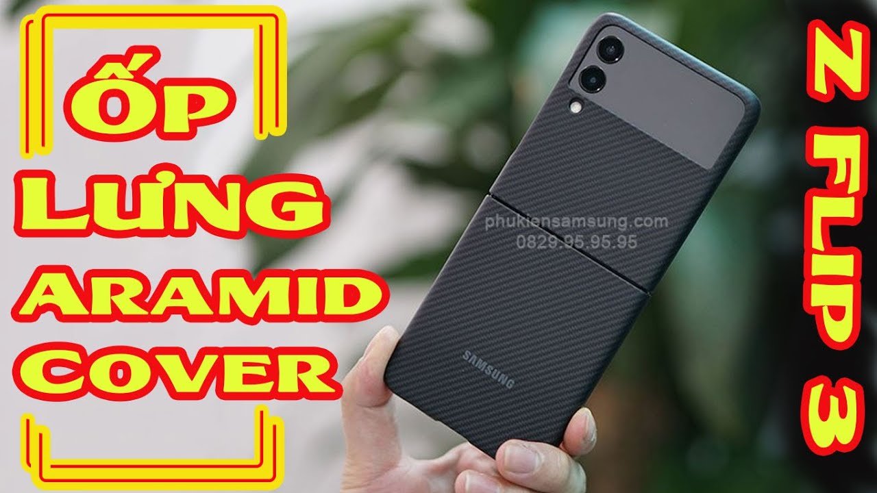 Ốp lưng Z Flip 3 Aramid chống vân chính hãng Samsung