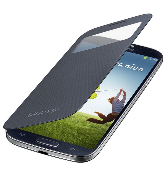 Bao da S-View Galaxxy S4 i9500 Black