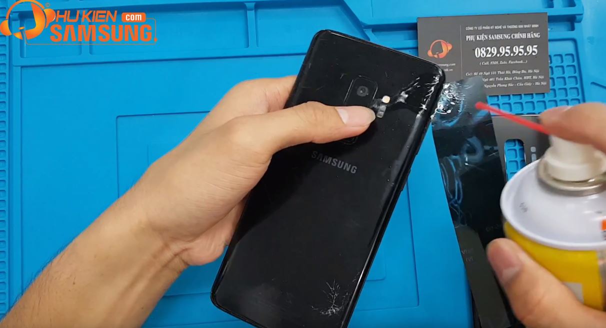 Thay nắp lưng Samsung Galaxy S9 Plus, S9 chính hãng