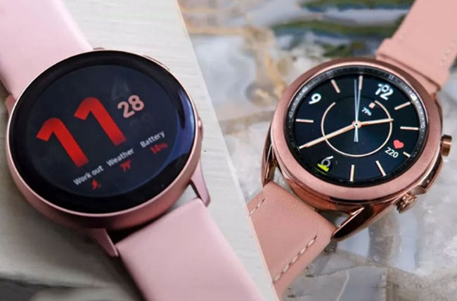 thiết kế đồng hồ Galaxy Watch 4/Active 4