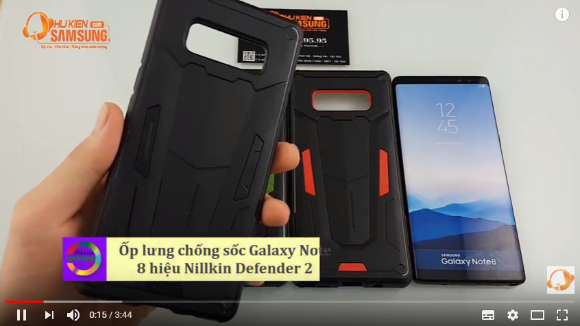 Ốp lưng chống sốc Galaxy Note 8 hiệu Nillkin Defender 2