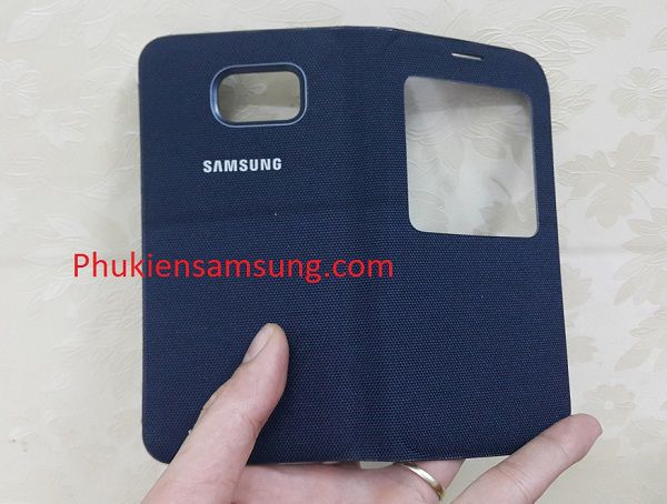 Bao da Galaxy S6 S View cover với thiết kế ôm trọn thân máy