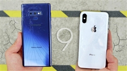 Galaxy Note 9 và Iphone X: Siêu phẩm đại chiến độ bền!