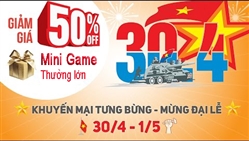 [BIG SALE] Cơn SỐT giảm giá, khuyến mại quà tặng SIÊU KHỦNG 30.4-1.5