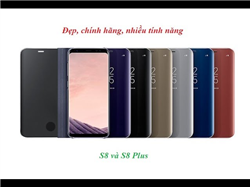 Tính năng hấp dẫn trên bao da Clear view Standing S8